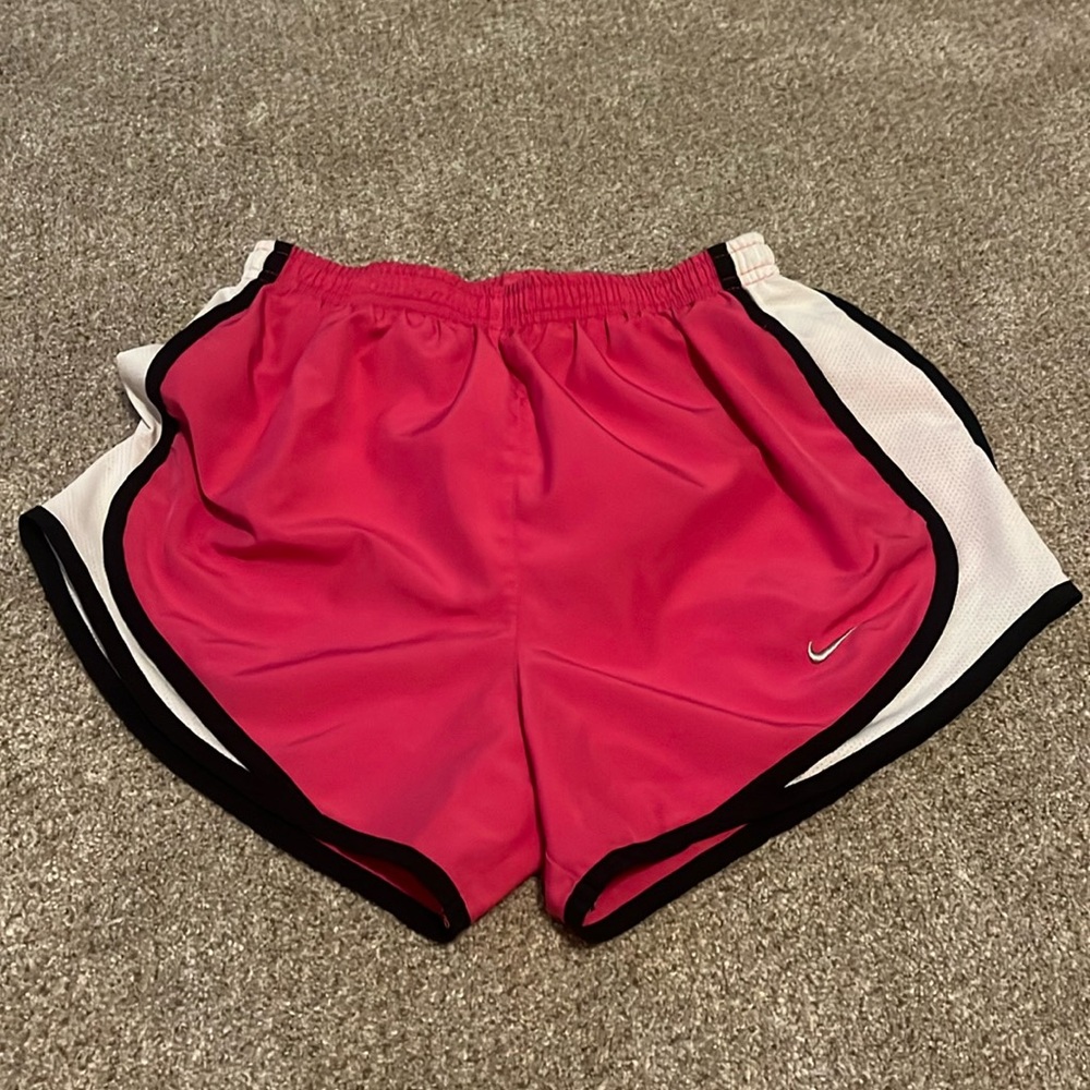Pink nike shorts